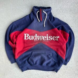 Budweiser Red and Blue Sweatshirt